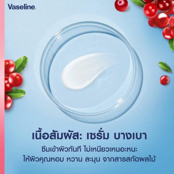 วาสลีนโลชั่นบำรุงผิวซุปเปอร์ฟู้ดเฟรชล็อคแครนเบอร์รี่ 500มล. - Image 6